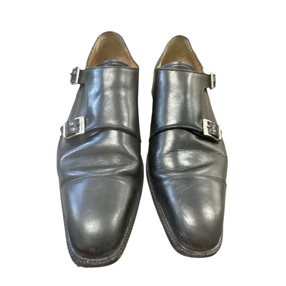 Wall & Water mens black leather dress shoes oxfords Size 11 SKU 6844 main image 8